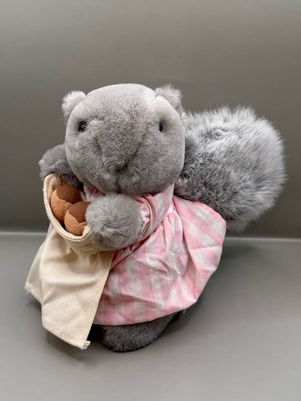 VTG Eden Beatrix Potter Mrs Squirrel Goody Tip Toes Stuffed Animal Plush